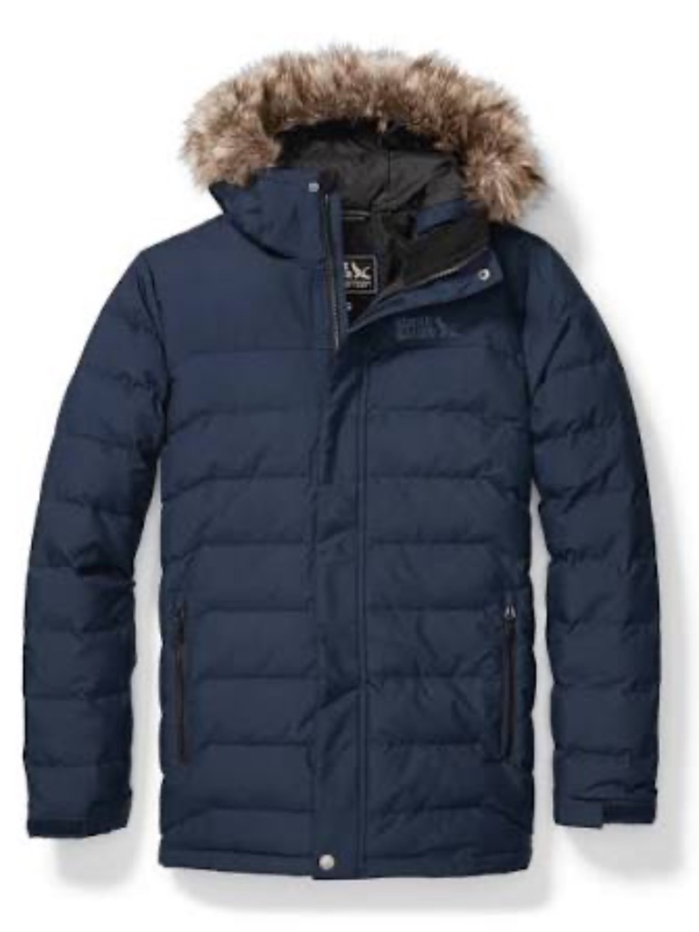 Eddie Bauer Boundary Pass Parka, Navy, Men M
